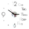 DIY 3D Mirror Wall Clock  Frameless Silent Quartz Acrylic Clock Sticker For Living Room Bedroom Off 21