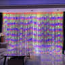 Remote Control LED Curtain Lights  USB Fairy String Lights With 8 Lighting Modes For Bedroom Christ 11
