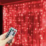 USB LED Curtain String Lights  1020 Ft 8 Mode Fairy Lights With Remote For Wedding Party Christmas  11