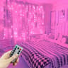 LED Curtain String Lights  USB Powered 8 Mode Fairy Lights With Remote For Bedroom Wedding Party Wi 6