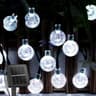Solar Crystal Bubble Ball String Lights  Waterproof Outdoor LED Garden Patio Party Decor With 8 Lig 7
