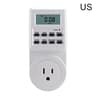 Programmable Digital Timer Outlet  Electronic Plug In Timer Switch With 1224 Hour Cycle  6 Day Sett 9