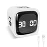 Gravity Sensing Digital Cube Timer  Rechargeable Pomodoro Countdown Timer With Adjustable Volume  C 7
