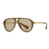 Mens Retro Aviator Sunglasses  Double Bridge Square Frame Fashion Shades For Driving Travel Outdoor 6