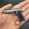 Scale Metal Gold M1911 Colt Toy Gun Model  Mini Alloy Keychain Replica Decorative Collection Prop G 7