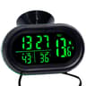 4in1 Digital Car Thermometer  12V24V LCD Voltmeter Clock With Dual Temperature Display Backlight  F 7