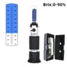 Handheld Brix Refractometer  032050090 Sugar Concentration Tester With ATC For Honey Fruit Juice  W 7