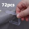 Clear Tablecloth Clips  72Piece Plastic Table Cover Clips For Secure Picnic Wedding Restaurant And  10