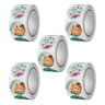 Cartoon Animal Stickers  Roll Of Fun Round Reward Labels For Teachers School Photocard Decor  Gift  8
