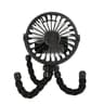 Portable Tripod Fan  USB Rechargeable Mini Fan With Flexible Legs And 3 Speeds For Strollers Travel 6