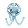 Portable Tripod Fan  USB Rechargeable Mini Fan With Flexible Legs And 3 Speeds For Strollers Travel 7