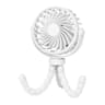 Portable Tripod Fan  USB Rechargeable Mini Fan With Flexible Legs And 3 Speeds For Strollers Travel 9