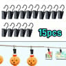 Black Metal Hanger Clips  120Piece Curtain Hook Set For Easy String Light Hanging Home Displays  Pa 4