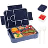 Divided Bento Lunch Box  Leakproof Food Container With Fork  Spoon For School Meals Camping  Meal P 6