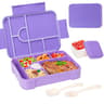 Divided Bento Lunch Box  Leakproof Food Container With Fork  Spoon For School Meals Camping  Meal P 10