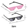 Pixel Party Glasses  Fun Mosaic Photo Props For Gamer Celebrations Anime Party Festivals And Creati 9