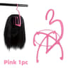 Folding Wig Stand  Portable Plastic Wig And Hat Holder In Black Or Pink For Easy Storage Styling  O 10