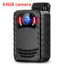 Mini Body Camera  1296p Video 165 FOV  IR Night Vision With 2600 MAh Battery  256 GB Memory Support