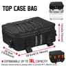 Motorcycle Top Box Bag  Black Luggage For Compatible Aluminum Cases With Organized Storage For Tour 7