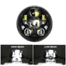 575 In Round LED Headlight  Black Replacement Headlamp For Compatible Motorcycle Housings  Classic  9