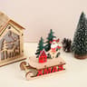 Christmas Wooden Sleigh Decoration  Santa Snowman  Elk Designs For Merry Home Displays DIY Styling  8