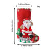 Christmas Gift Stocking  1181 In Linen Candy Bag With 3D Santa Or Elk Style For Festive Hanging Dec 6