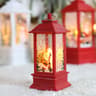 Christmas Lantern Table Lamp  Mini CandleStyle Night Light With Festive Snowman Design For Warm Hol 7