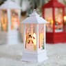 Christmas Lantern Table Lamp  Mini CandleStyle Night Light With Festive Snowman Design For Warm Hol 8