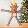 Christmas Retractable Character Toy  Santa Snowman Elk  Gingerbread Designs For Playful Fidget Fun  7