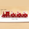 Christmas Train Ornament  Plastic Holiday Decoration For Festive Tree Displays Cheerful Home Stylin 8