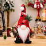 Christmas Gnome Doll  Red Knitted Faceless Decoration With PomPom Detail For Cozy Home Displays  Cu 5