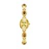 Womens Oval Quartz Watch  GoldTone Alloy Bracelet With Retro Jewelry Styling For Elegant Daily Wear 6