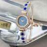 Womens Quartz Bracelet Watch  Colorful Imitation Gemstone Style With Pullable Band For Daily Fashio 6