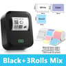 Mini Thermal Label Printer  X2 Bluetooth  USB Inkless Labeling With 224 In Print Width Rechargeable 8