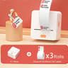 Mini Thermal Label Printer  P1 Bluetooth Inkless Label Maker For Jewelry Price Tags  Custom Black A