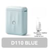 Mini Bluetooth Label Printer  D110 Inkless Pocket Sticker Maker With Auto Calibration For Home Stor