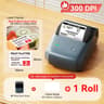 Thermal Label Printer  B1 Pro 300 DPI Red  Black Printing Bluetooth Device Sharing For Business Lab