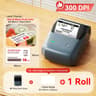 Thermal Label Printer  B1 Pro 300 DPI Red  Black Printing Bluetooth Device Sharing For Business Lab