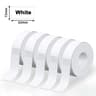 Thermal Label Refill  SelfAdhesive White Color  Decorative Sticker Rolls For P15 P12 P11 D30  Q30 L