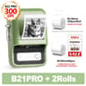 Wireless Label Printer  B21 Pro 300 DPI Red  Black Thermal Printing With Bluetooth  USB For Shop Ta 11