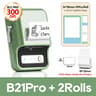 Wireless Label Printer  B21 Pro 300 DPI Red  Black Thermal Printing With Bluetooth  USB For Shop Ta 17