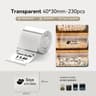 Transparent Thermal Labels  Adhesive Sticker Roll For B1 B21 B3S  K3 Printers For Business Home  Of