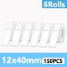 White Thermal Labels  SelfAdhesive Sticker Rolls For P11 P12 P15 D30 M11  Q2 Printers For Home  Off 8