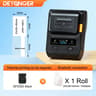 Portable Label Printer  DP230S Bluetooth Inkless Barcode  QR Sticker Maker For Cable Tags Shops  Ho 17