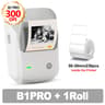 Wireless Label Printer  B1 Pro 300 DPI Red  Black Thermal Sticker Maker For Android IOS  PC Home An 8