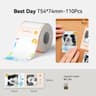 Wireless Label Printer  B1 Pro 300 DPI Red  Black Thermal Sticker Maker For Android IOS  PC Home An 18