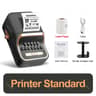 Portable Label Printer  X2P50 Bluetooth Inkless Sticker Maker With White Color Round  Transparent S 17