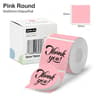 Portable Label Printer  X2P50 Bluetooth Inkless Sticker Maker With White Color Round  Transparent S 27