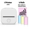 Mini Sticker Printer  T02 Bluetooth Inkless Photo  Note Printing For IOS Android DIY Journals And S