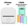Mini Sticker Printer  T02 Bluetooth Inkless Photo  Note Printing For IOS Android DIY Journals And S